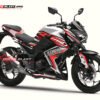 Decal Stiker Z 250 WHITE RED SPORTY